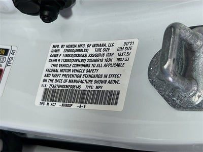 2021 Honda CR-V Hybrid EX-L