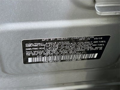 2018 Subaru Forester 2.5i Limited