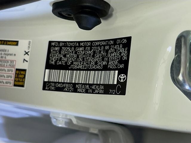 2026 Toyota Corolla LE