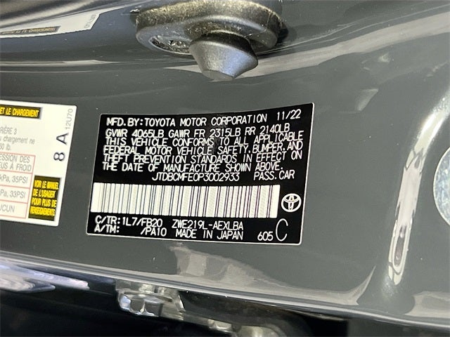 2023 Toyota Corolla Hybrid LE