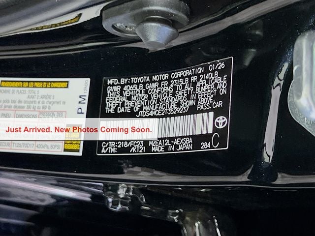 2026 Toyota Corolla SE