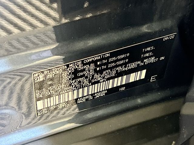 2022 Toyota Venza XLE