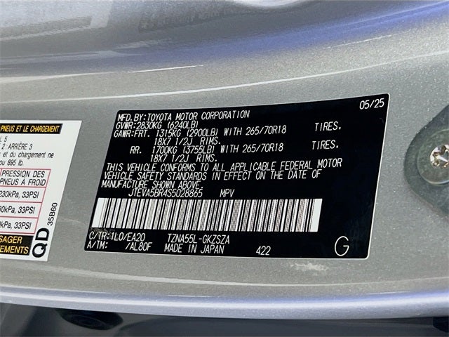 2025 Toyota 4Runner TRD Off-Road Premium