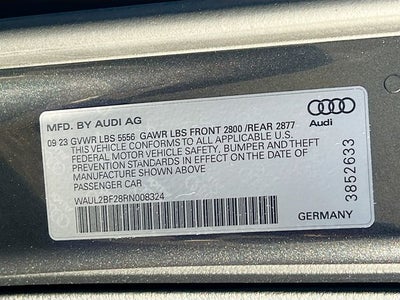 2024 Audi A6 3.0T Premium Plus quattro